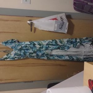 Floral wrap dress size S